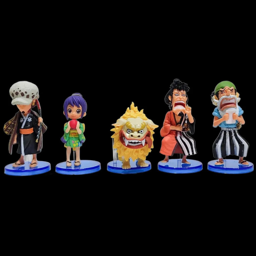 Hot 10Pcs/set One Piece Anime Figure Luffy Sanji Nami Zoro Chopper Frank Robin PVC Action Figure Model Children Dolls Gift Toys - ShopLess