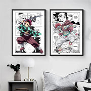 Demon Slayer Manga Canvas - ShopLess