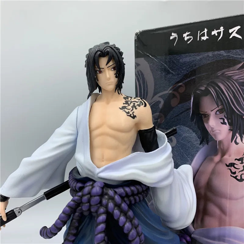 Lover Anime NARUTO Figure Uchiha Sasuke Curse Mark PVC Figure NARUTO Sasuke Orochimaru Itachi Sharingan Kakashi Model Toy Gift - ShopLess