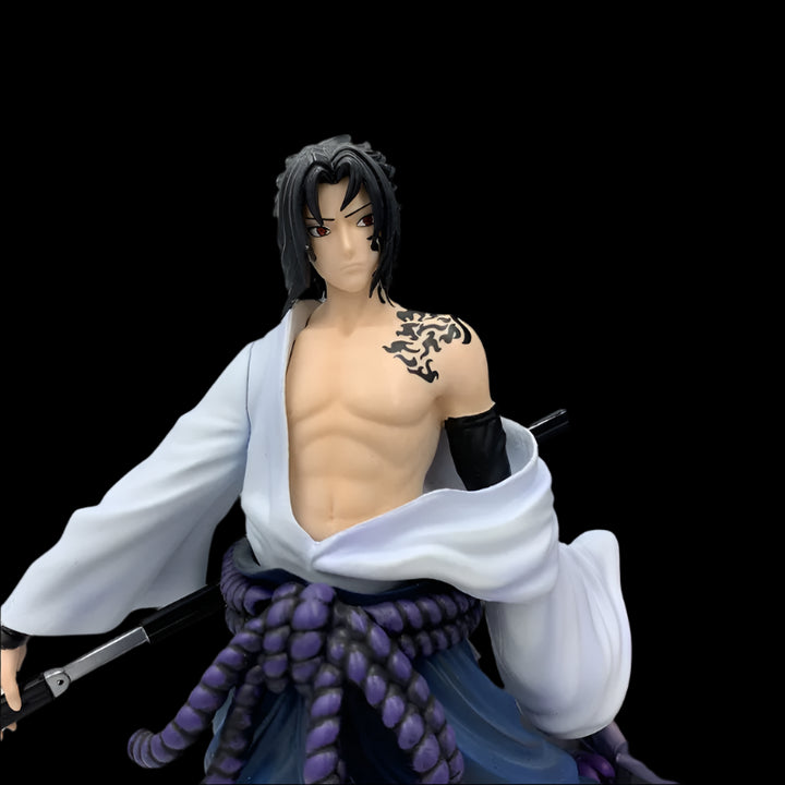 Lover Anime NARUTO Figure Uchiha Sasuke Curse Mark PVC Figure NARUTO Sasuke Orochimaru Itachi Sharingan Kakashi Model Toy Gift - ShopLess