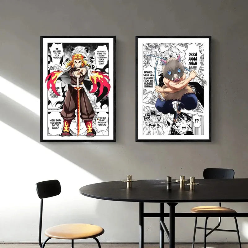 Demon Slayer Manga Canvas - ShopLess