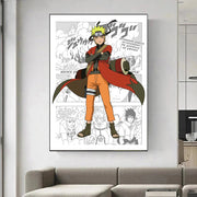 Naruto Manga Canvas - ShopLess